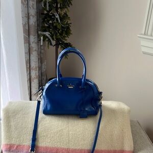 Kate Spade colbolt blue leather  Handbag